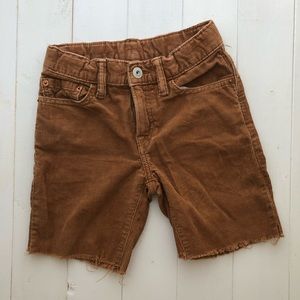 Boys GAP Corduroy cutoff Shorts Adjustable Waist and Easy Closure